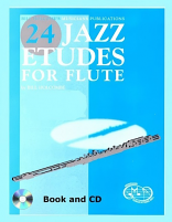 24 JAZZ ETUDES for Flute + CD