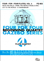 FOUR FOR FOUR FLUTES Volume 3 score & parts