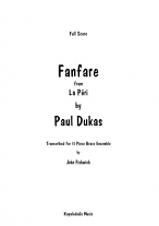 FANFARE FROM LA PERI (score & parts)