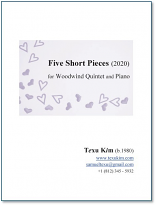 FIVE SHORT PIECES (score & parts)