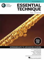 ESSENTIAL TECHNIQUE for Band -  Flute Book 3 + Online Resources