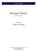 BAROQUE PIECES for Violin