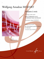 ANDANTE A TROIS KV547 score & parts