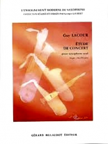 ETUDE DE CONCERT