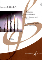 12 ETUDES CONCERTANTES + Online Audio