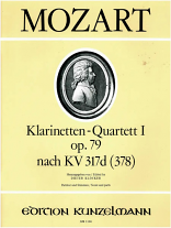 CLARINET QUARTET No.1 Op.79 KV317d/378