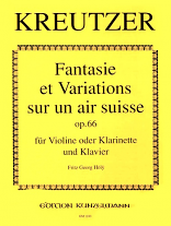 FANTASIE & VARIATIONS SUR UN AIR SUISSE