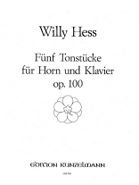 FUNF TONSTUCKE Op.100