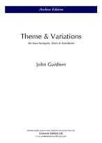 THEME AND VARIATIONS Op.7 (score & parts)