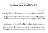 GOLDBERG VARIATIONS BWV 988 (score & parts)