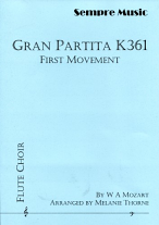 GRAN PARTITA K361 First Movement (score & parts)