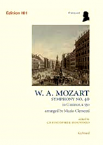 SYMPHONY No.40 in G Minor K550 score & parts