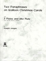 TWO PARAPHRASES on Walloon Christmas Carols Op.114