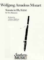 SONATA in Bb major K292