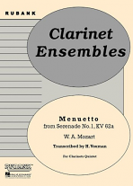 MENUETTO FROM SERENADE  K62a