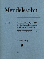 CONCERT PIECES Op.113 & Op.114