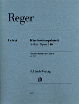 CLARINET QUINTET in A major Op.146 (Urtext)