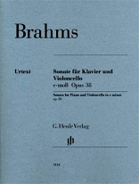 SONATA in E Minor Op.38 Urtext