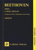 TRIO in C major Op.87 (score)