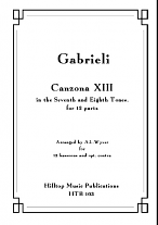 CANZONA XIII (score & parts)