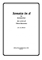 SONATA in D minor (score & parts)