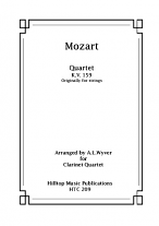 QUARTET KV159 score & parts