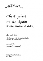 THREE PLACES IN OLD SPAIN score & parts