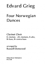 FOUR NORWEGIAN DANCES (score & parts)