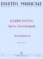 DIVERTIMENTO No.2 in F major Hob II No.23 (score & parts)