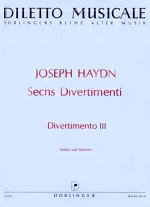 DIVERTIMENTO No.3 in C (score & parts)