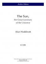 THE SUN The Great Luminary Of The Universe (score)