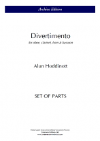 DIVERTIMENTO Op.32 (set of parts)