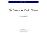 SIX CANONS for Violin Classes