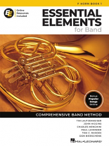 ESSENTIAL ELEMENTS for Band -  Horn in F Book 1 + Online Resources