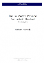 DE LA MARE'S PAVANE