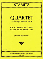 QUARTET in Eb major Op.8 No.4 (set of parts)