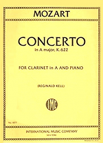 CONCERTO in A major, K622