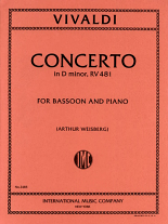 CONCERTO in D minor FVIII/5 PV282 RV481 Op.45 No.7