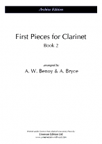 FIRST PIECES FOR Bb CLARINET Volume 2