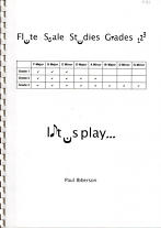 LET'S PLAY: Flute Scale Studies Grades 1-3