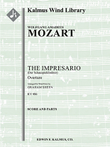THE IMPRESARIO Overture score & parts