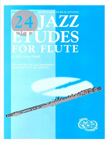 24 JAZZ ETUDES for Flute (book only)