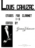 ETUDES FOR CLARINET Nos.1-2