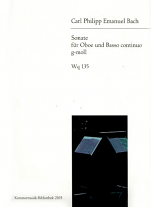 SONATA in G minor Wq 135