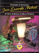 STANDARD OF EXCELLENCE Jazz Ensemble Method + CD 1st Tenor Sax