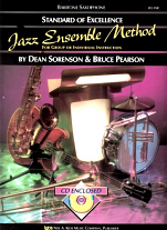 STANDARD OF EXCELLENCE Jazz Ensemble Method + CD Baritone Sax