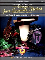 STANDARD OF EXCELLENCE Advanced Jazz Ensemble Method + CD 2nd alto sax
