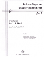 FANTASIA from Partita No.3 BWV827
