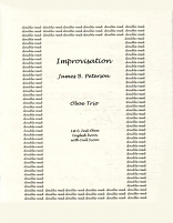 IMPROVISATION (score & parts)