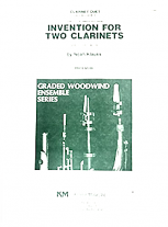 INVENTION FOR TWO CLARINETS